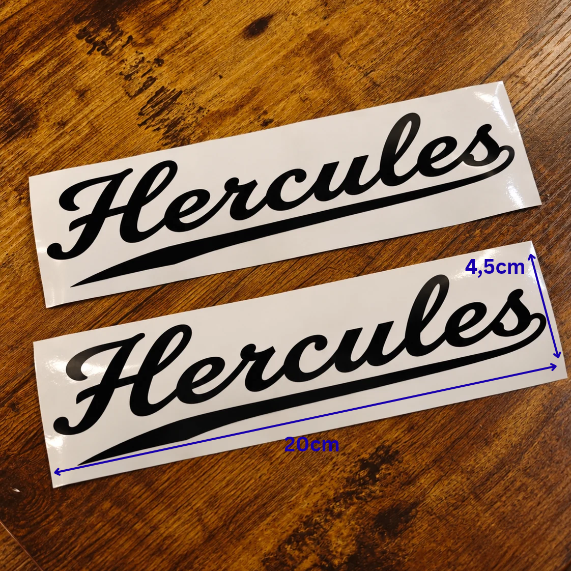 Hercules Vintage Tank Aufkleber 2er Set