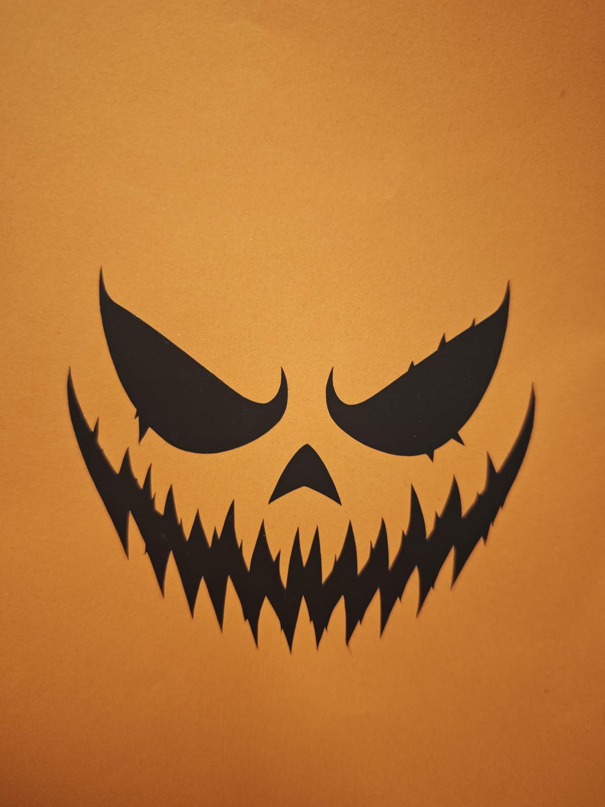 Halloween Lichtmasken-Aufkleber für Mofa 11 × 9 cm Schwarz