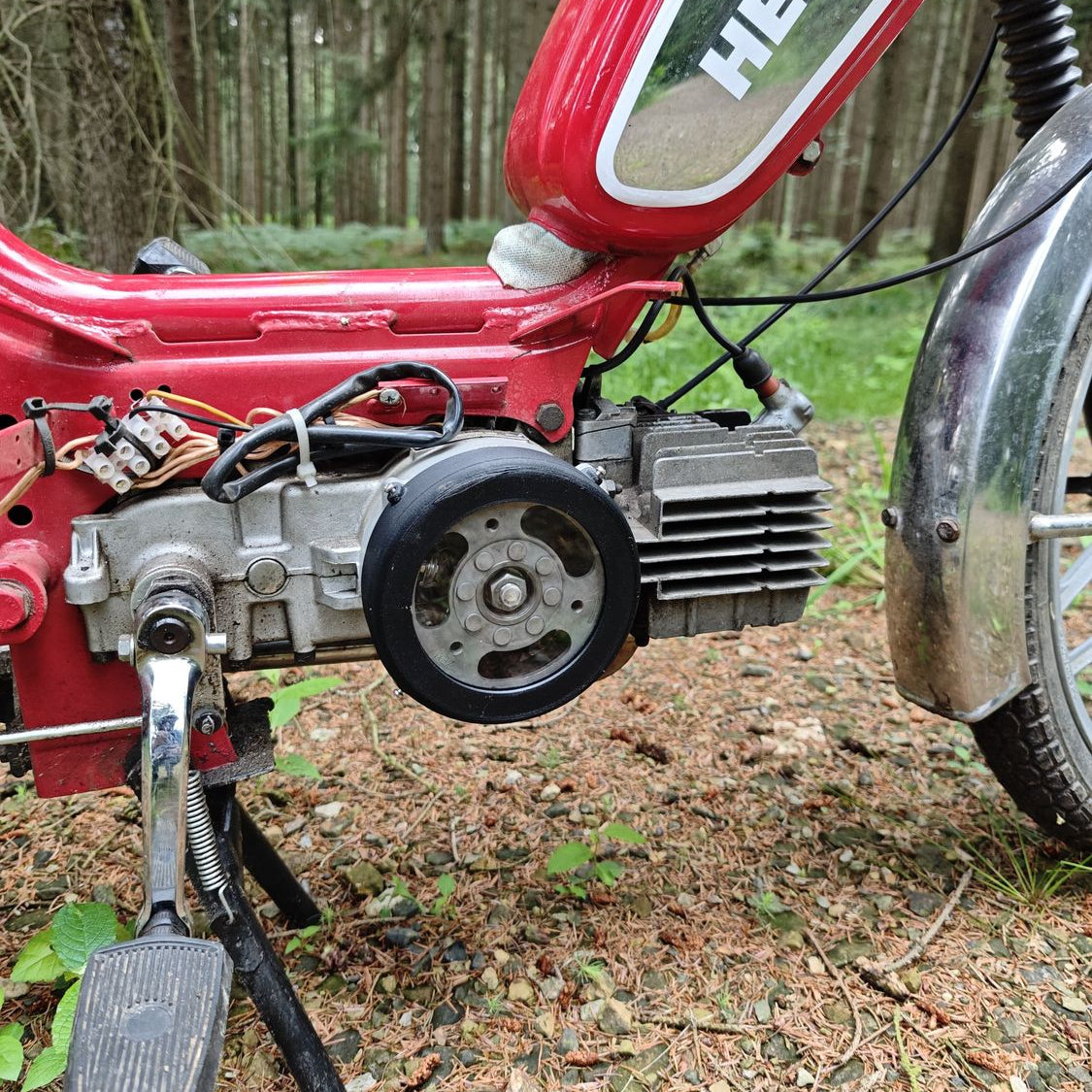 Polradeckel V1 mit Sichtfenster für Sachs 505  Hercules Prima Tuning Abdeckung Hobel24 Orginal