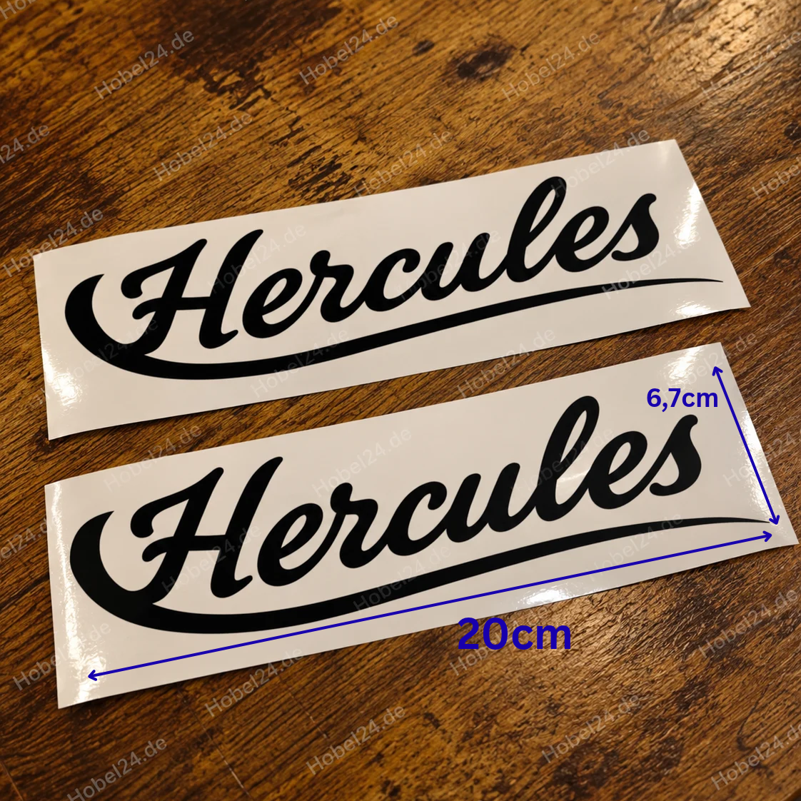 Hercules Vintage Tank Aufkleber 2er Set Hobel24 Disign 2