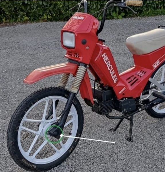 1 Paar Gabelkappe für Hercules GT und MX1