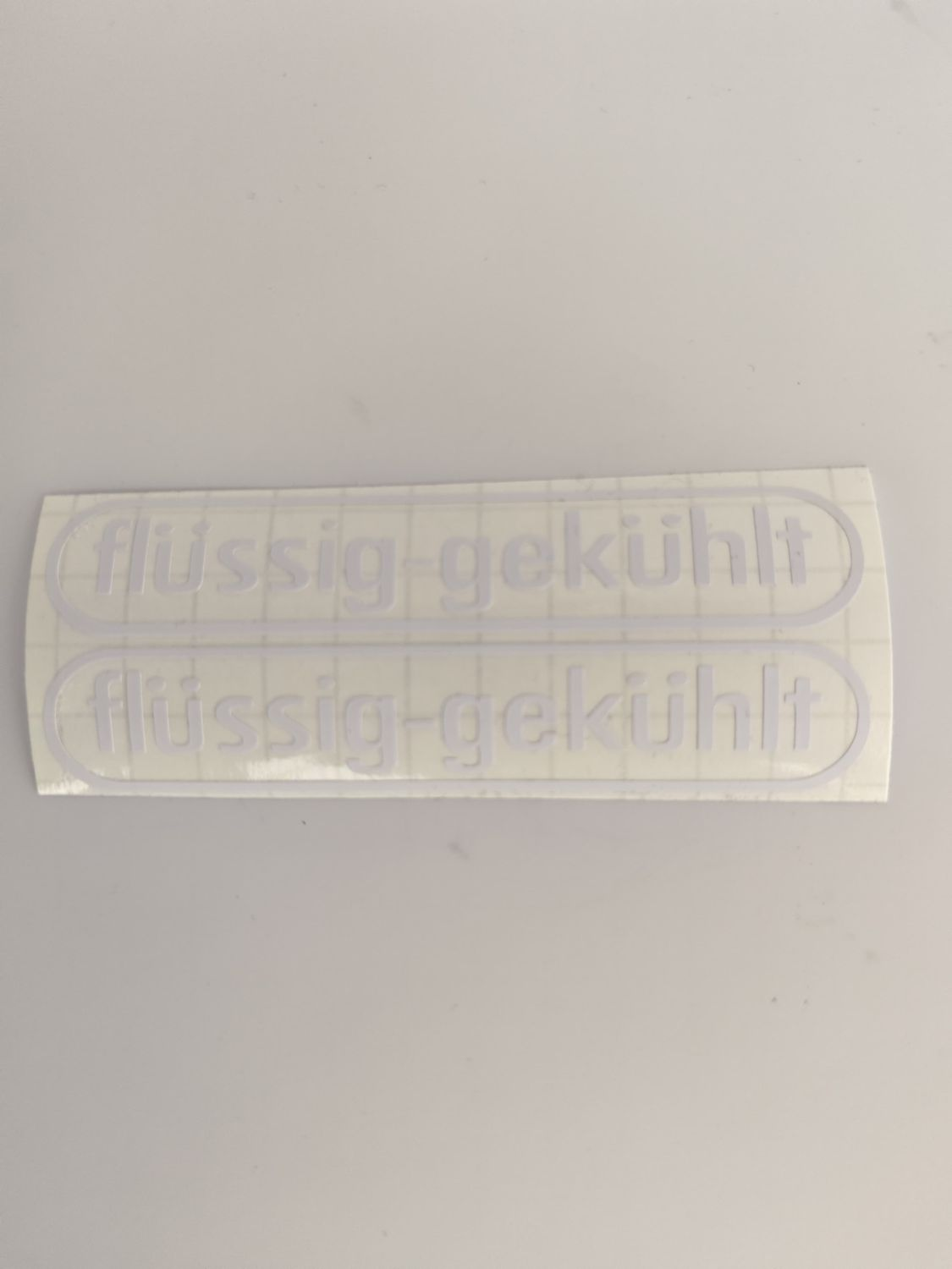 2er Set Solo 712 / 713 ,,flüssig gekühlt,, Aufkleber