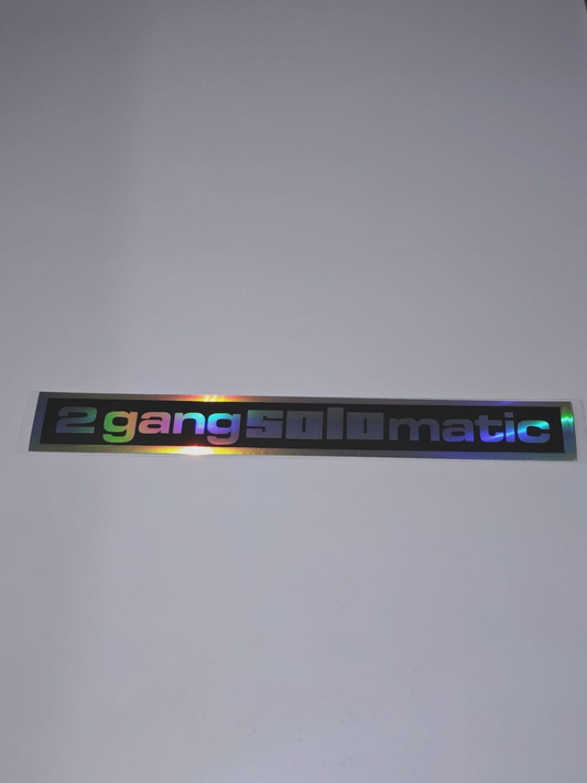 Aufkleber (2er-Set) – (2gangsolomatic) reflektierender Nachbau für Solo 712/713
