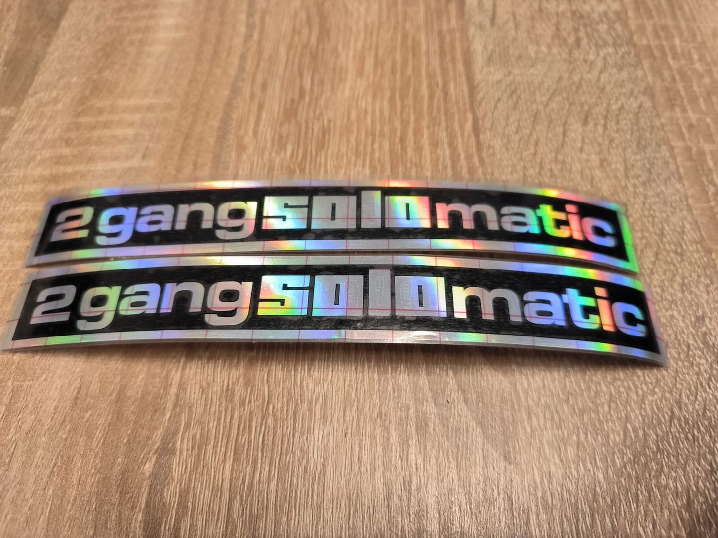 Aufkleber (2er-Set) – (2gangsolomatic) reflektierender Nachbau für Solo 712/713
