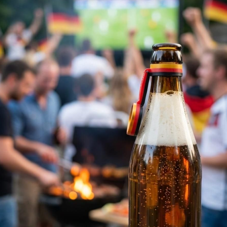 Deutschland-Deckel (8er Pack)   Bierflaschen-Clip & Insektenschutz für 0,33L & 0,5L Flaschen