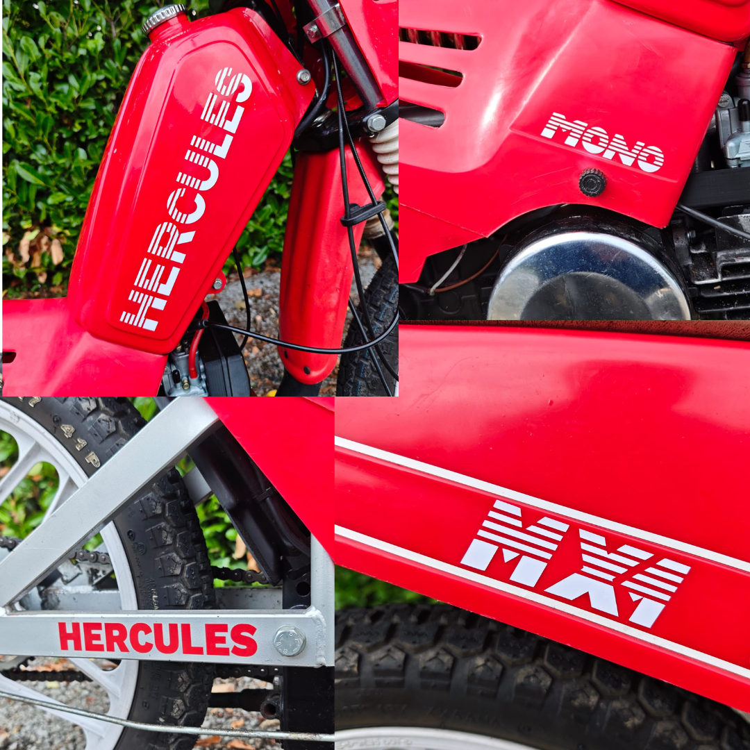 Hercules MX1 Aufkleber-Set komplett – 13-teilig