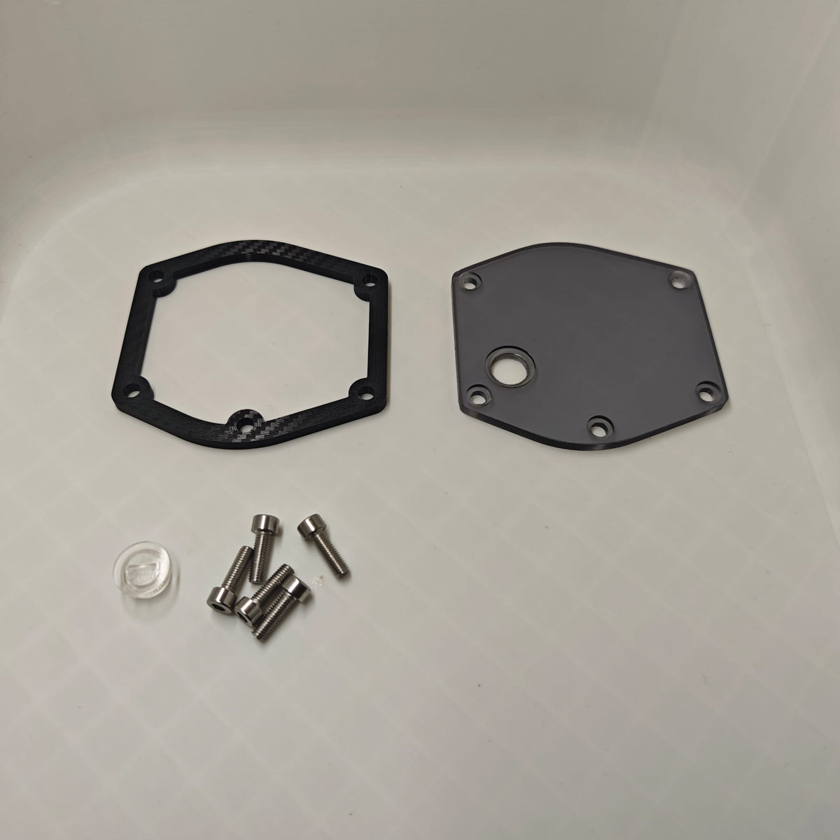 Kupplungsdeckel Transparent V2 mit Ölschraube für Sachs 505 / 504