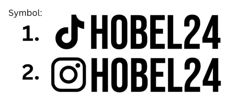 Logo Aufkleber Personalisiert